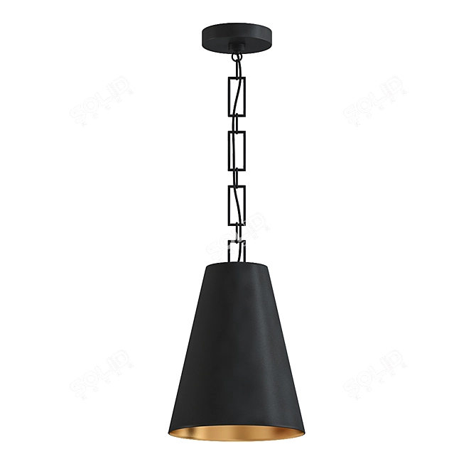 Alston Chandelier: Elegant Illumination Solution 3D model image 1