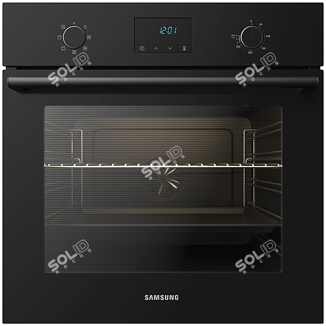 Samsung Built-In Kitchen Appliance Set 3D model image 2