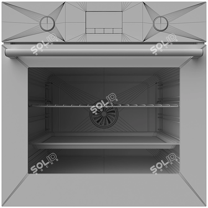 Samsung Built-In Kitchen Appliance Set 3D model image 7