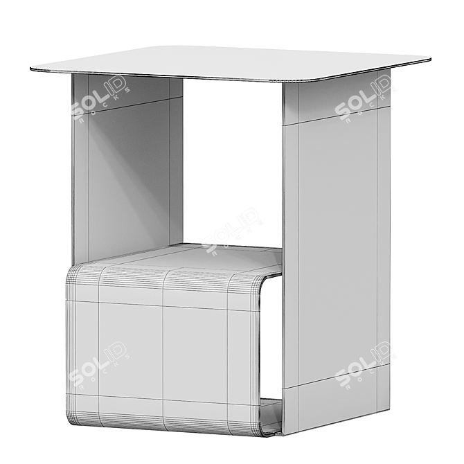 Modern Dexter Side Table 3D model image 3