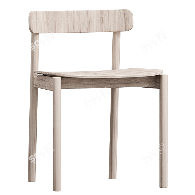 Sleek Tonje Chair for Every Space 3D model image 1