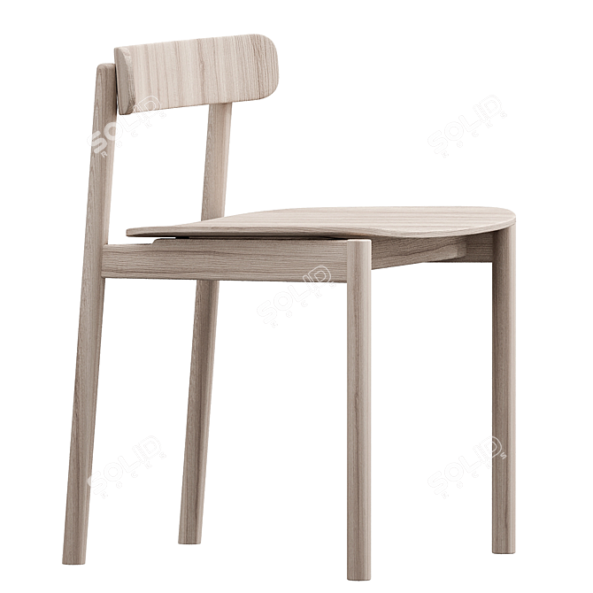 Sleek Tonje Chair for Every Space 3D model image 3