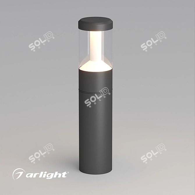 Stylish 10W LED Pathlight 3D model image 1