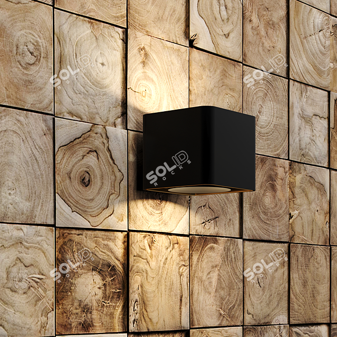 Wonderwall Studios Wood Wall - Jungle PBR Material 3D model image 2