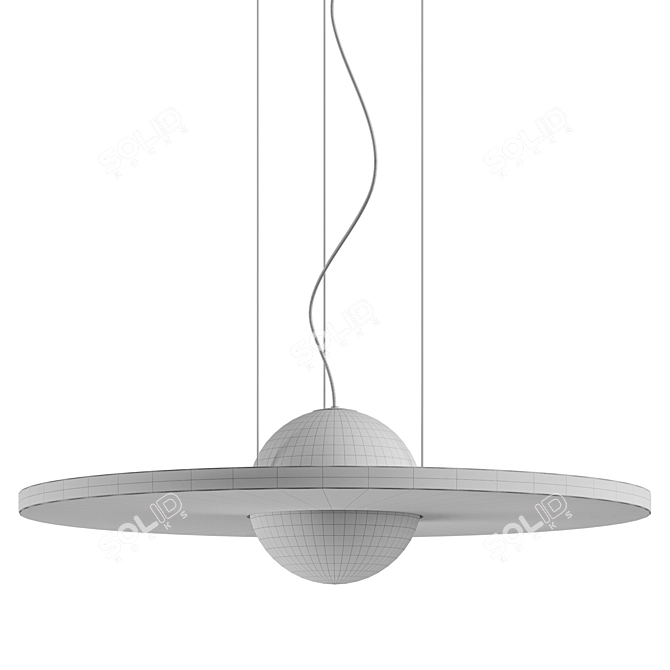 Silent Glow | Pendant Lamp 3D model image 4