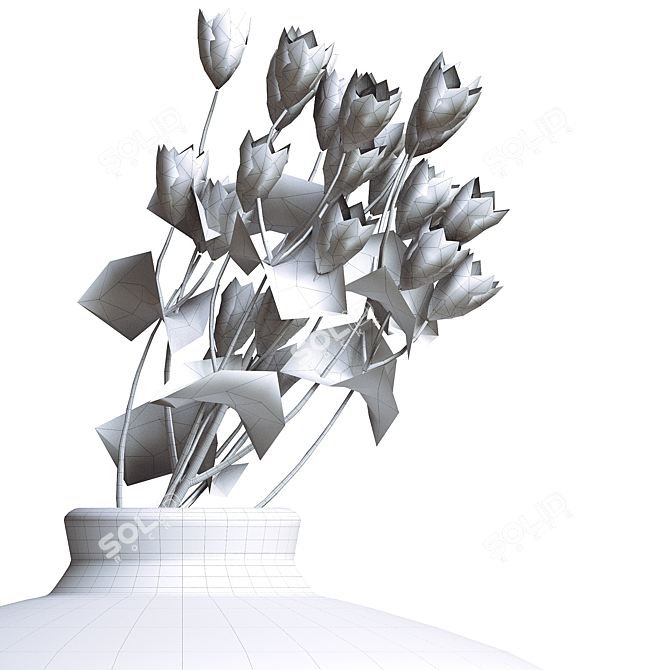 3D Flower Decoration - 2016 Max 3D model image 3