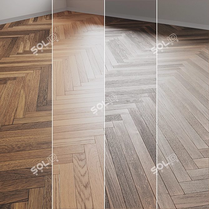 Woodco SIGNATURE Wood Floor Set 3D model image 1