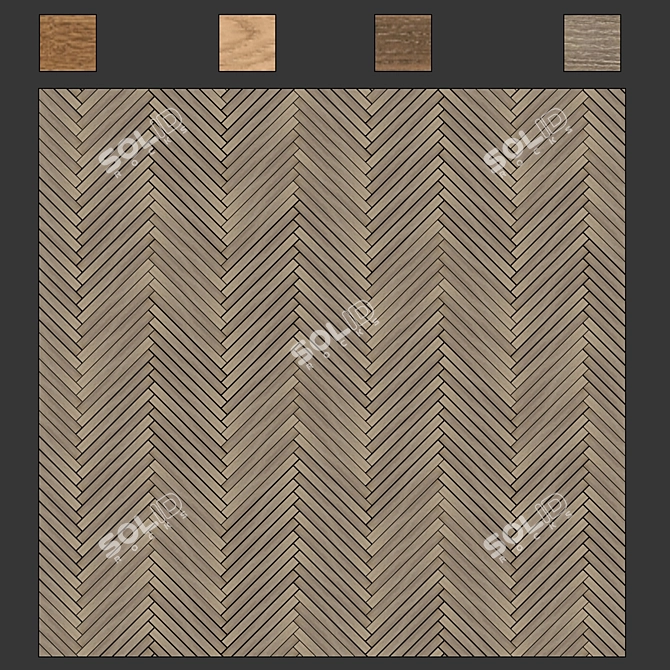 Woodco SIGNATURE Wood Floor Set 3D model image 6