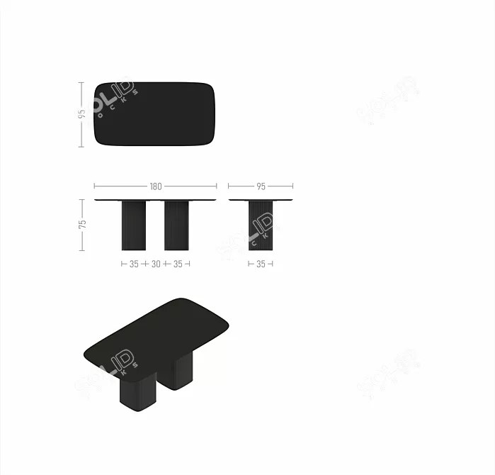 Velvet SL2: Innovative Materials, Elegant Design 3D model image 2