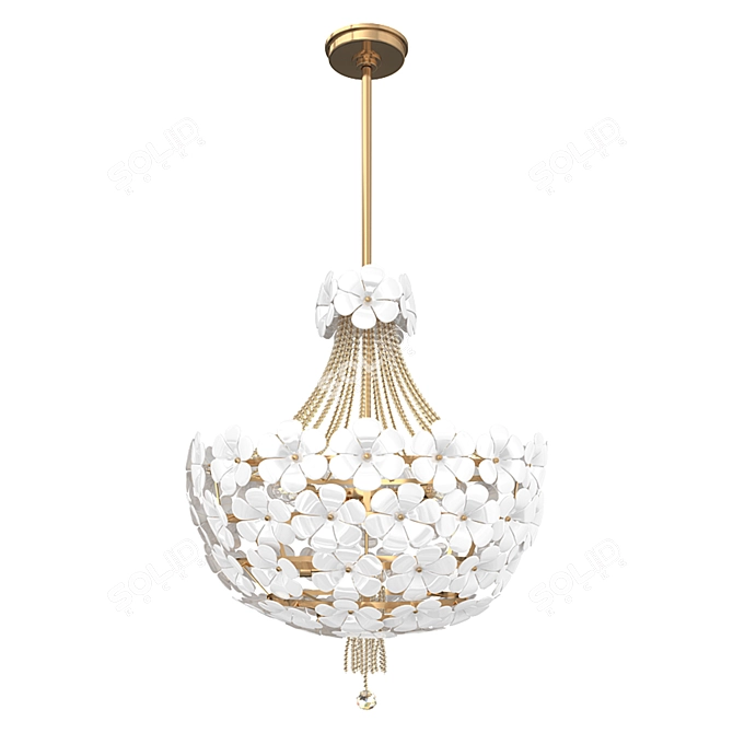 Fiorito Pendant Light: Modern European Design 3D model image 3