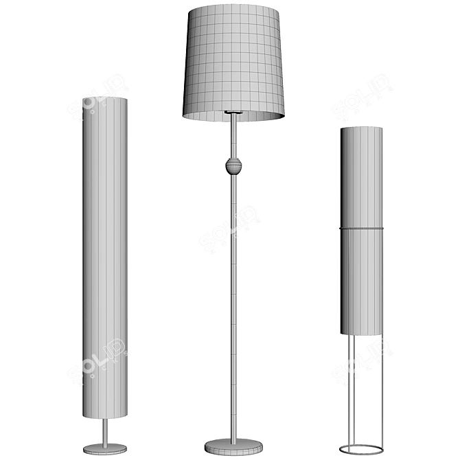 Modern Escada Floor Lamps 3D model image 3