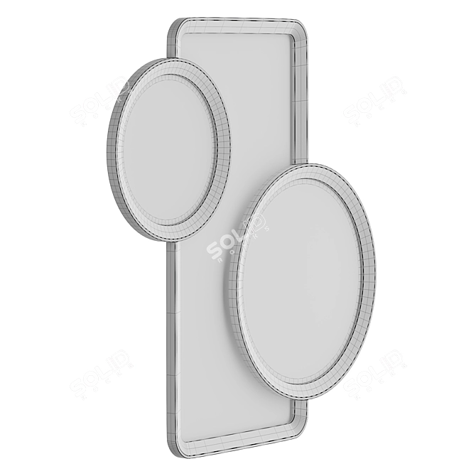 Reflective Harmony | Wall Mirror 3D model image 3