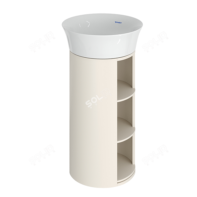 DURAVIT White Tulip Floor Stand 3D model image 3