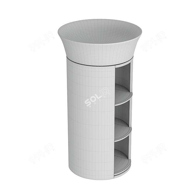 DURAVIT White Tulip Floor Stand 3D model image 8