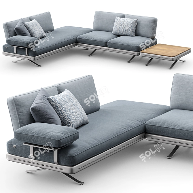 Rolf Benz YOKO Outdoor Seating 3D model image 1