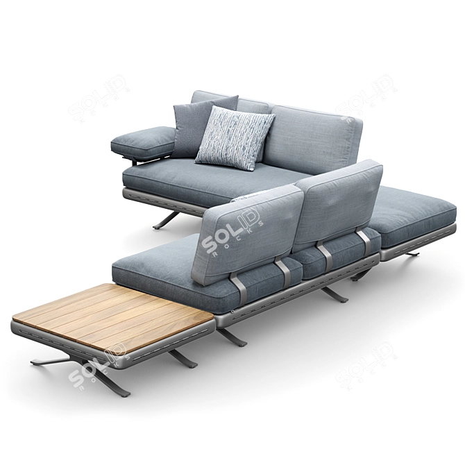 Rolf Benz YOKO Outdoor Seating 3D model image 3