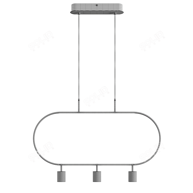 HANNIKEN Combo LED - Sleek Lighting Solution 3D model image 2