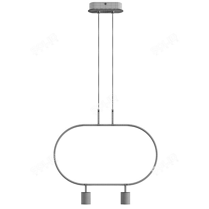 HANNIKEN COMBO LED x 3: Sleek Design & Superior Lighting 3D model image 2