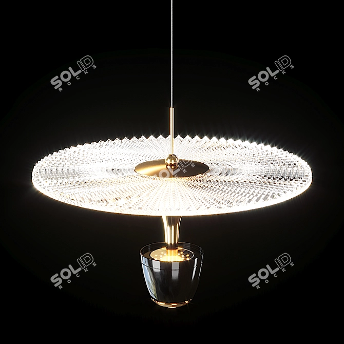 Contemporary GERDINA Pendant Lamp 3D model image 2