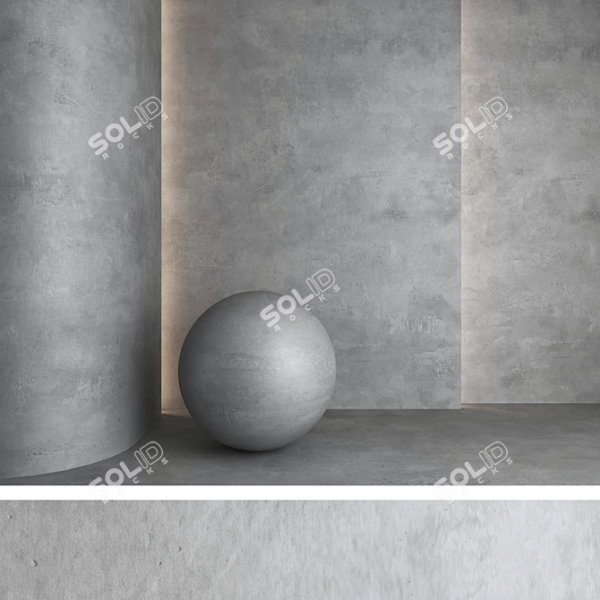 Elegant Plaster Decor 23 3D model image 4