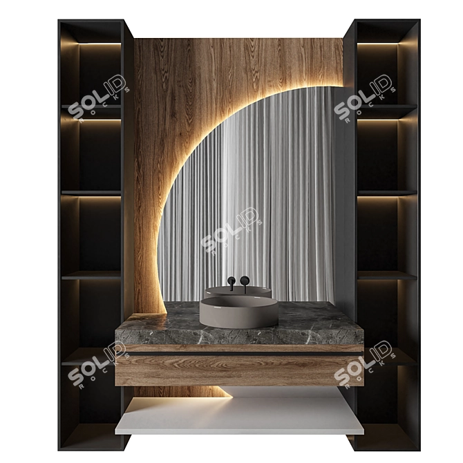 Luxury Spa Oasis 3D model image 1