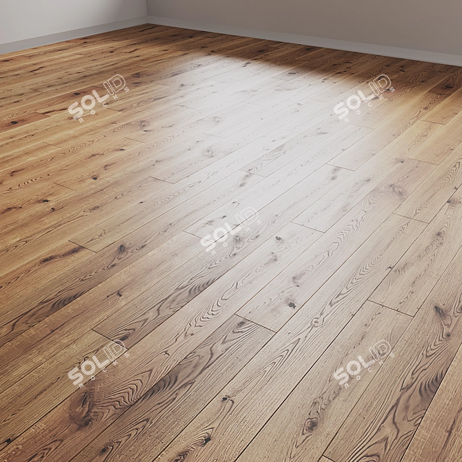 Luxury Wood Floor Set | Woodco Signature 3D model image 2