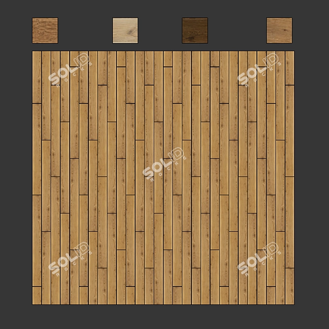 Luxury Wood Floor Set | Woodco Signature 3D model image 6