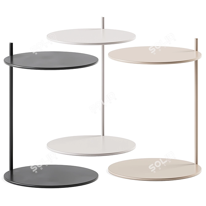 Stylish Ande Side Table 3D model image 1