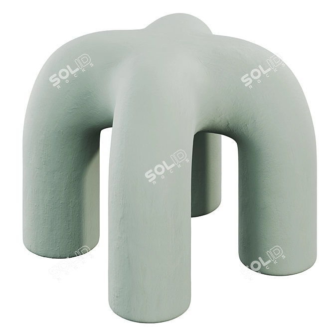 Eny Lee Parker Ceramic Stool 3D model image 2