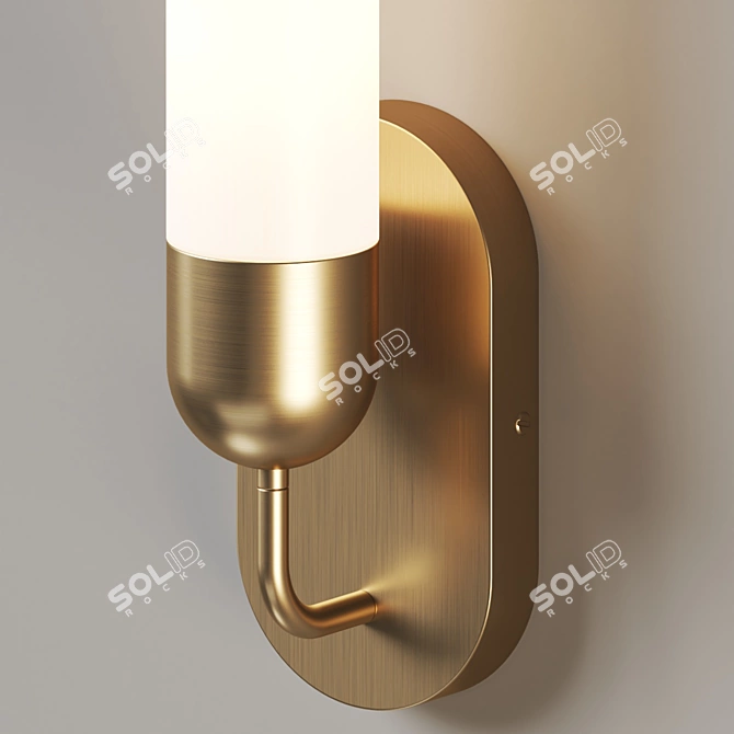 Sleek Sorno LED Wall Sconce 3D model image 4