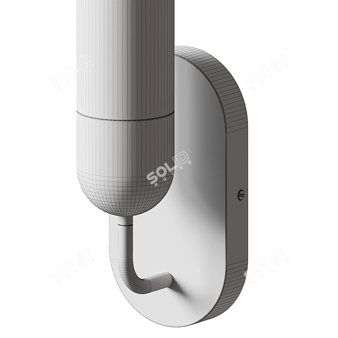 Sleek Sorno LED Wall Sconce 3D model image 5