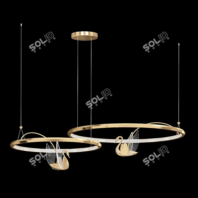Birdie Lux: Illuminate with Elegance 3D model image 2