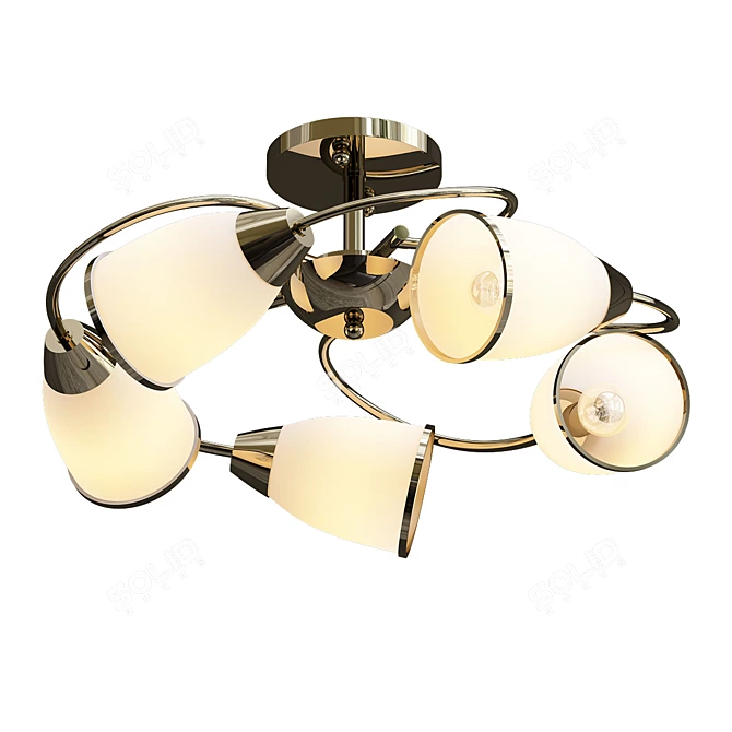 Contemporary Ceiling Chandelier by ARTE 3D model image 1