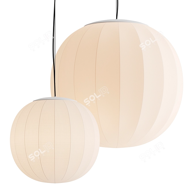 Luminous Elegance: LUCEPLAN LITA Hanging Lamp 3D model image 1