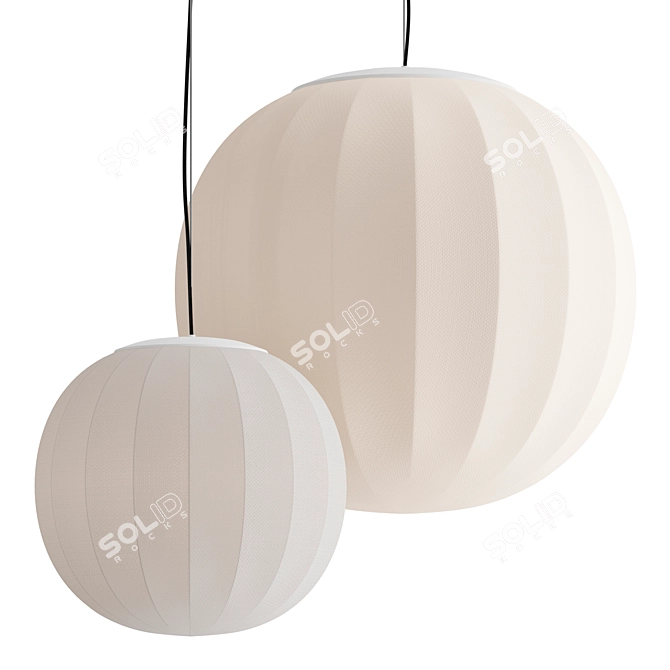 Luminous Elegance: LUCEPLAN LITA Hanging Lamp 3D model image 2