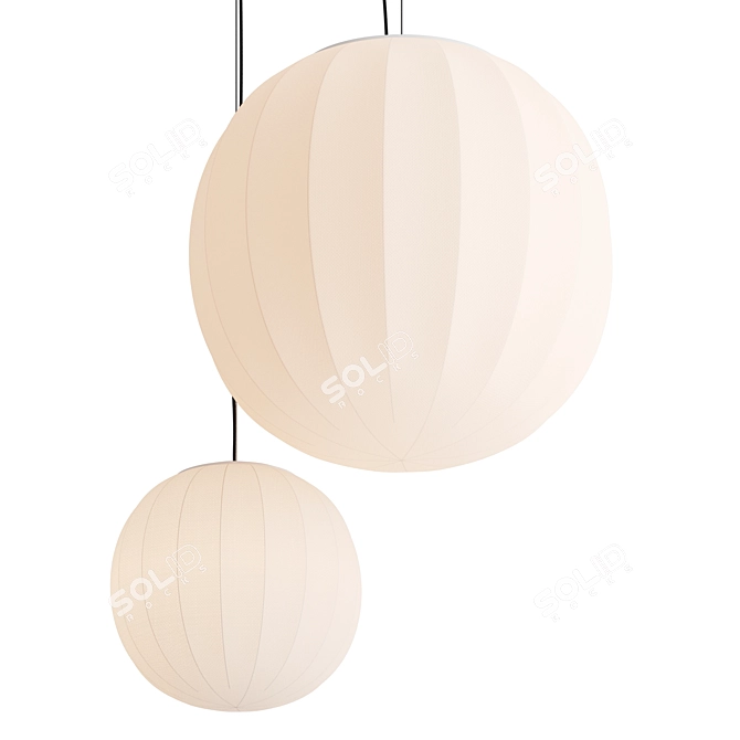 Luminous Elegance: LUCEPLAN LITA Hanging Lamp 3D model image 3