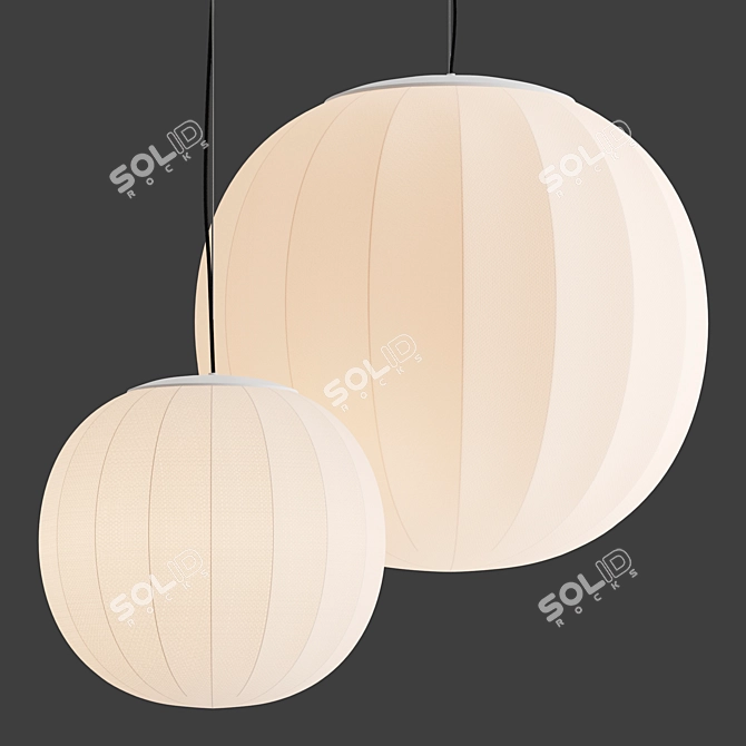 Luminous Elegance: LUCEPLAN LITA Hanging Lamp 3D model image 4