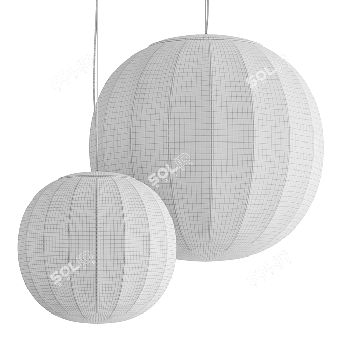 Luminous Elegance: LUCEPLAN LITA Hanging Lamp 3D model image 5
