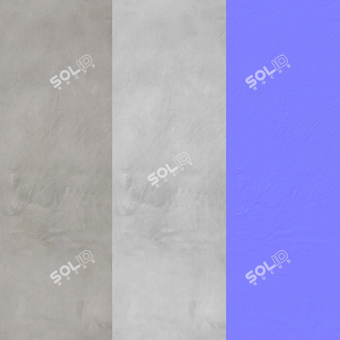 Title: High-Quality Decorative Plaster Kit 3D model image 7