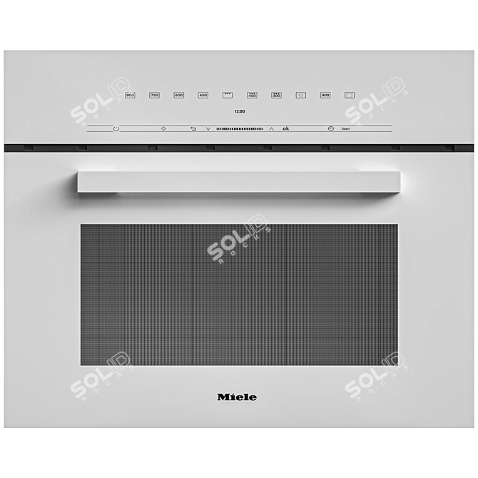 Miele M7244: Stylish Microwave for Modern Kitchen 3D model image 4