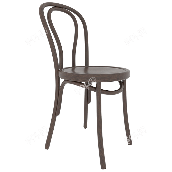 Viennese Classic Chair 3D model image 1