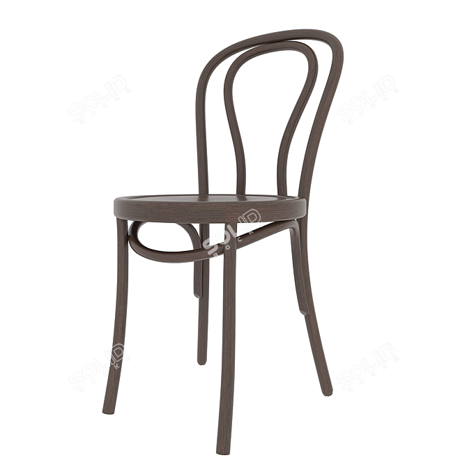 Viennese Classic Chair 3D model image 2