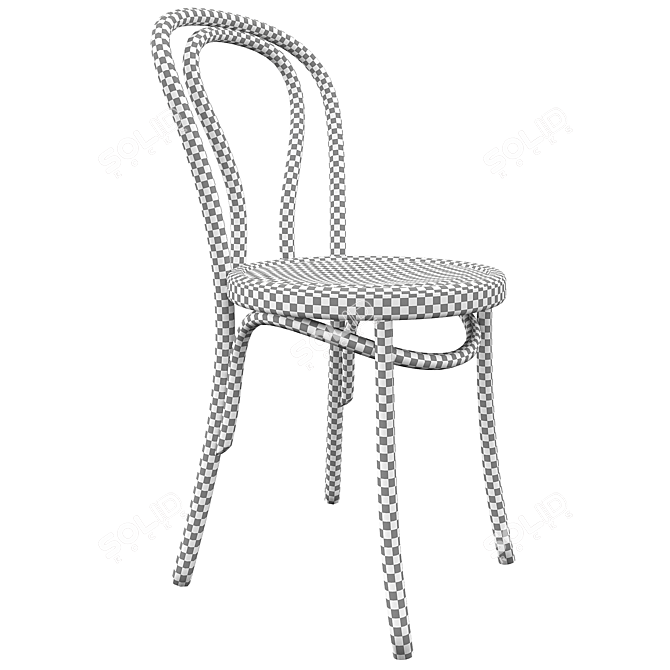 Viennese Classic Chair 3D model image 5