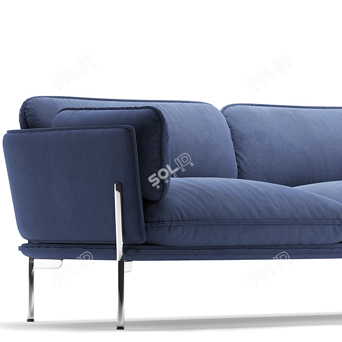 Luxurious and Modern Cloud Sofa 3D model image 2