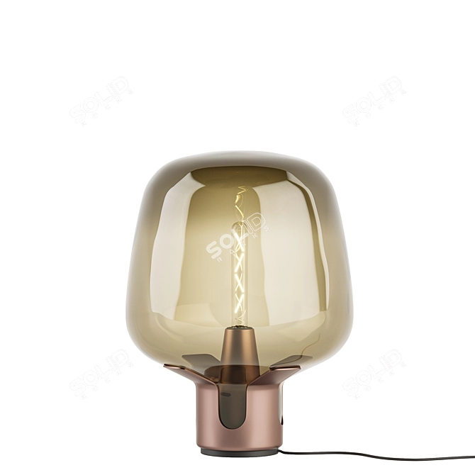 Elegant Flar Table Lamp 3D model image 3