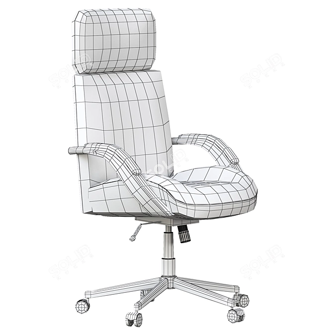 ErgoFlex Beautyrest Office Chair 3D model image 6