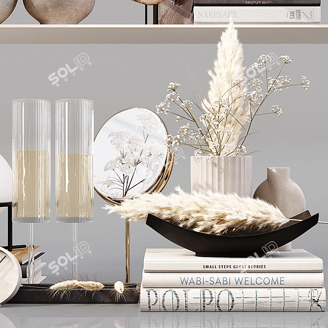 Elegant Decor Set: 095 3D model image 2