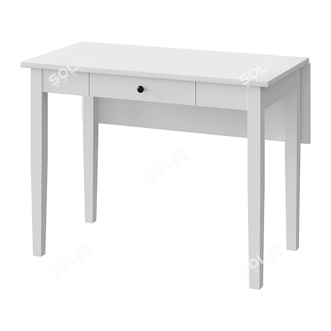 IDANÄS Foldable Table, White 3D model image 1