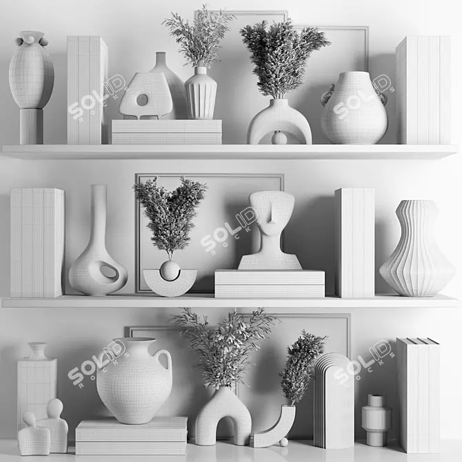 Versatile Decorative Set 3D model image 3