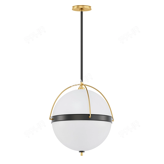 Elegant Dorothy Pendant 3D model image 1